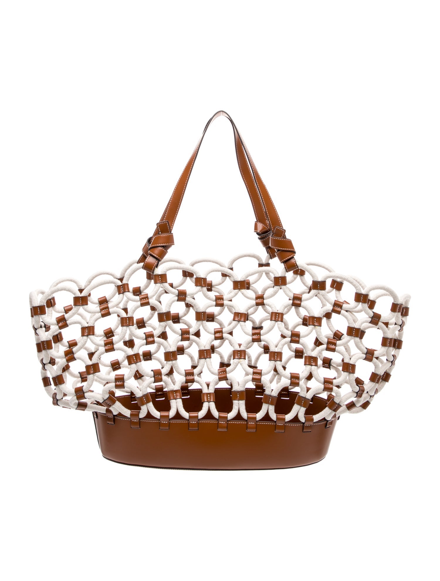 Staud Leather Top Handle Bag