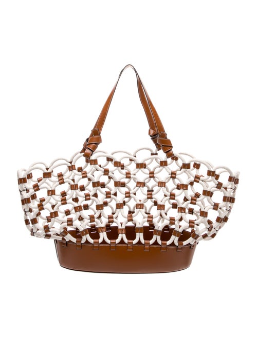 Staud Leather Top Handle Bag