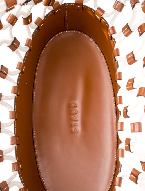 Staud Leather Top Handle Bag