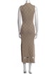 Staud Turtleneck Midi Length Dress