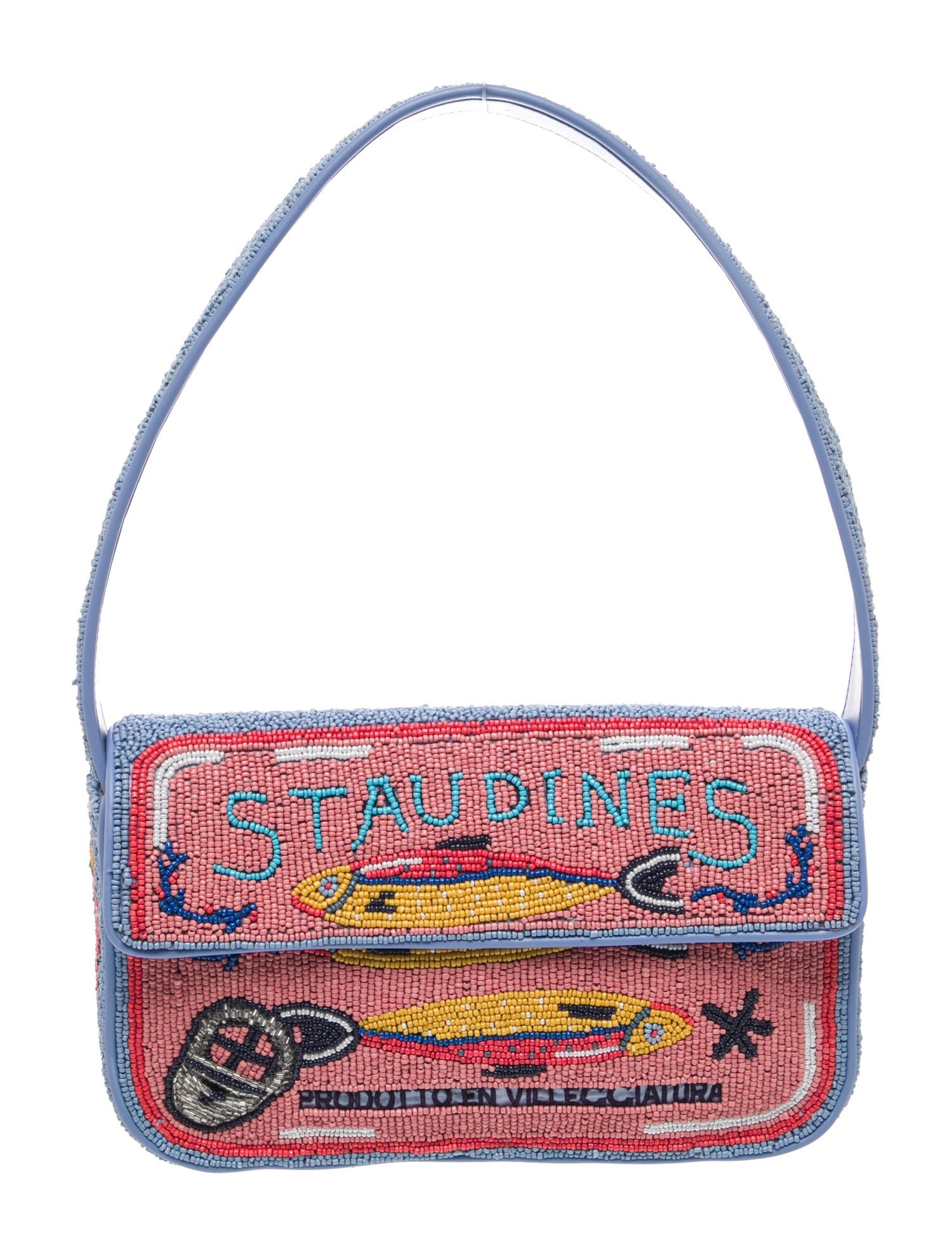 Staud Leather Top Handle Bag