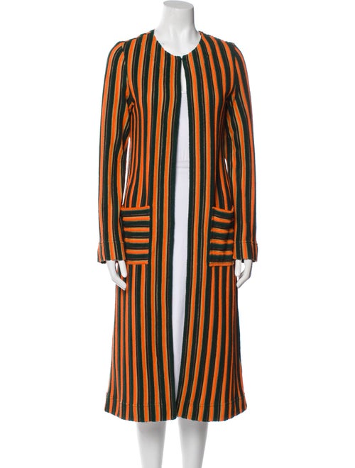 Staud Striped Crew Neck Sweater