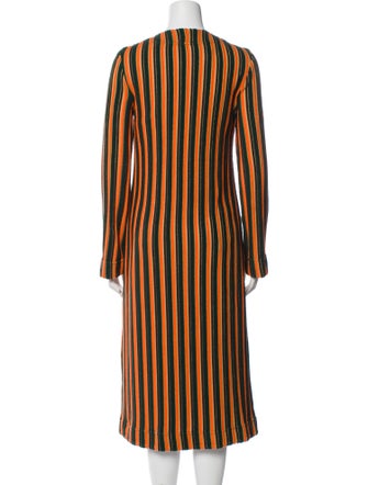 Staud Striped Crew Neck Sweater