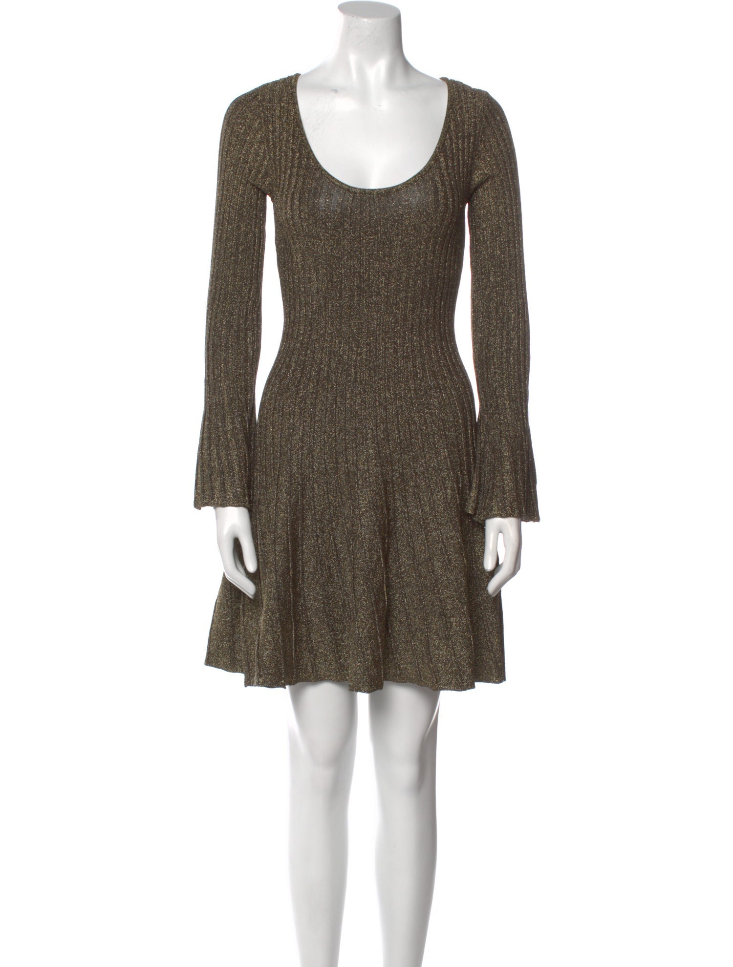 Staud Scoop Neck Mini Dress