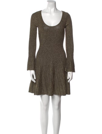 Staud Scoop Neck Mini Dress