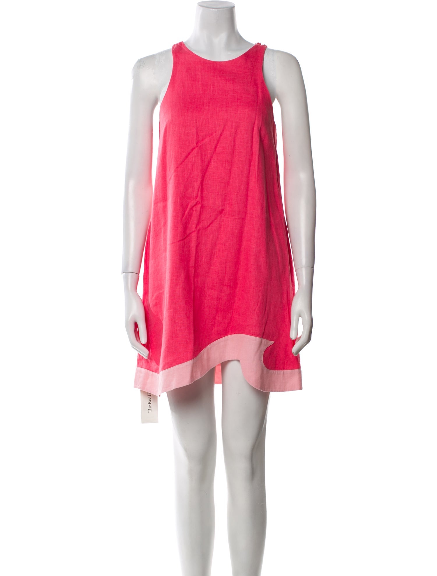 Staud Linen Mini Dress