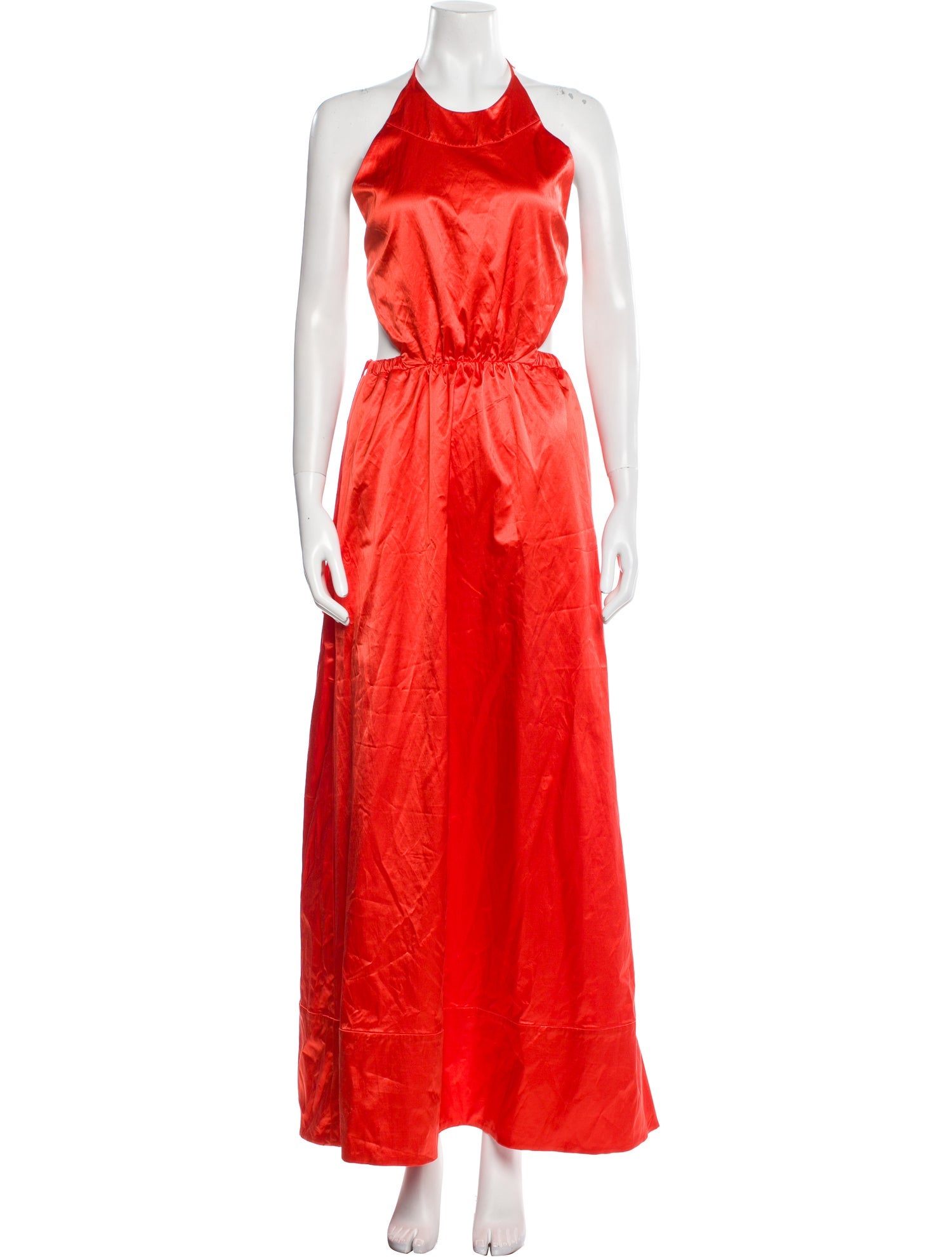 Staud Halterneck Long Dress