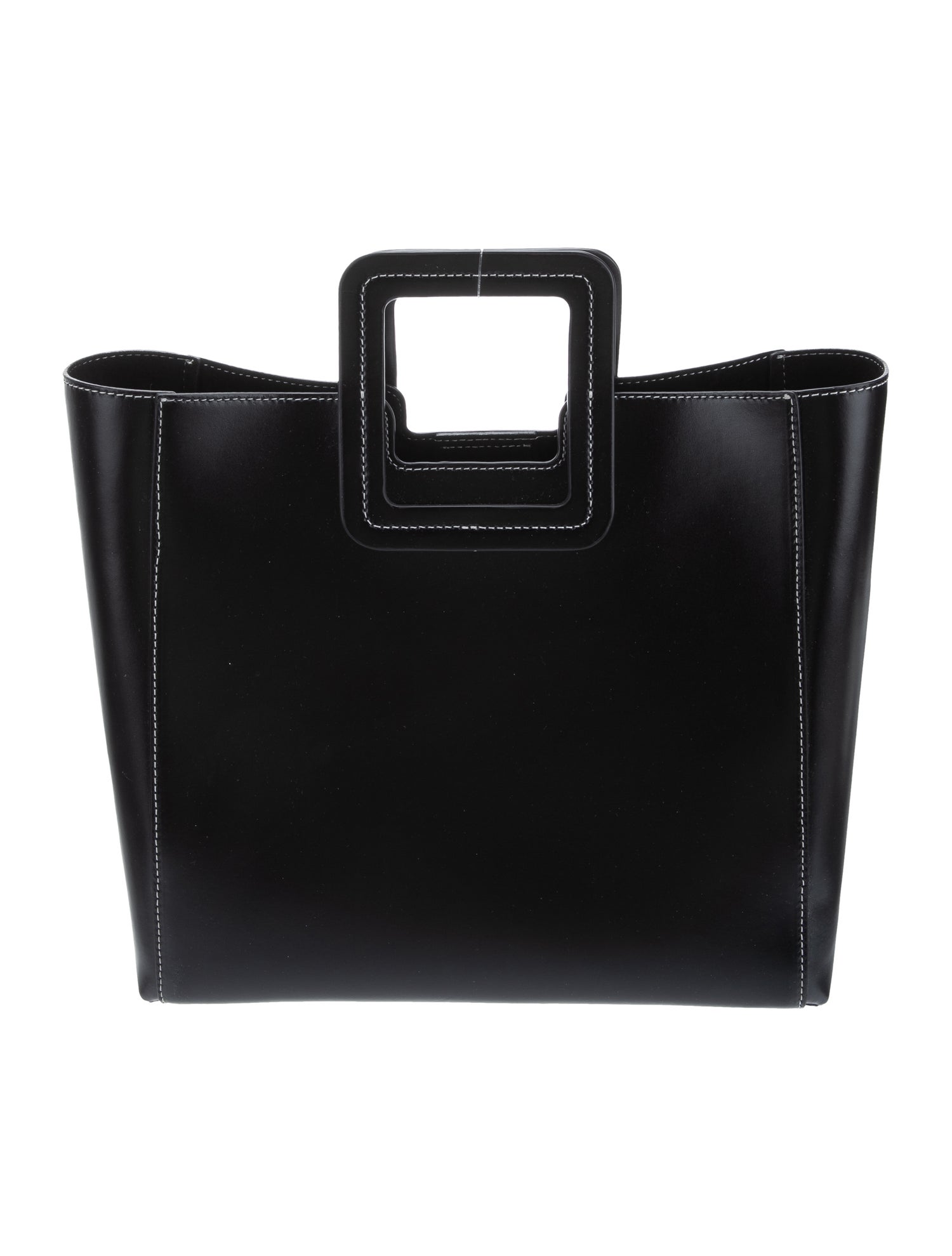 Staud Leather Top Handle Bag