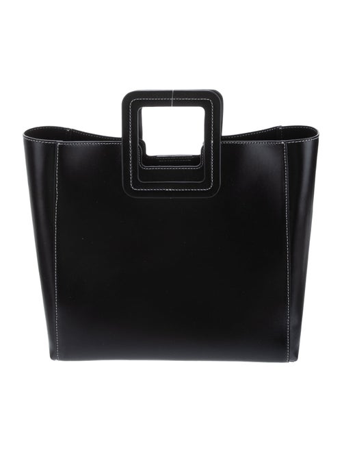 Staud Leather Top Handle Bag