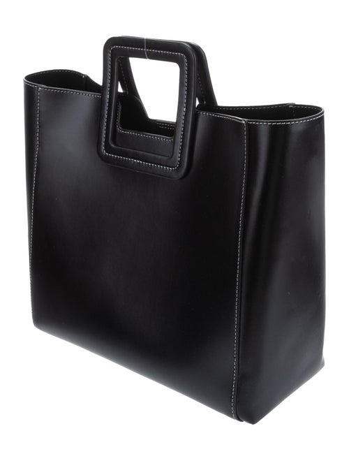 Staud Leather Top Handle Bag