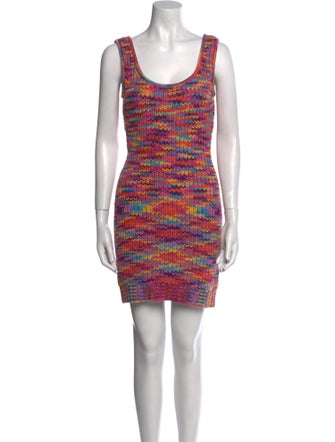 Staud Printed Mini Dress