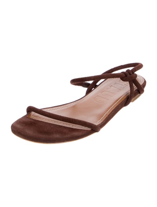 Staud Suede Slingback Sandals