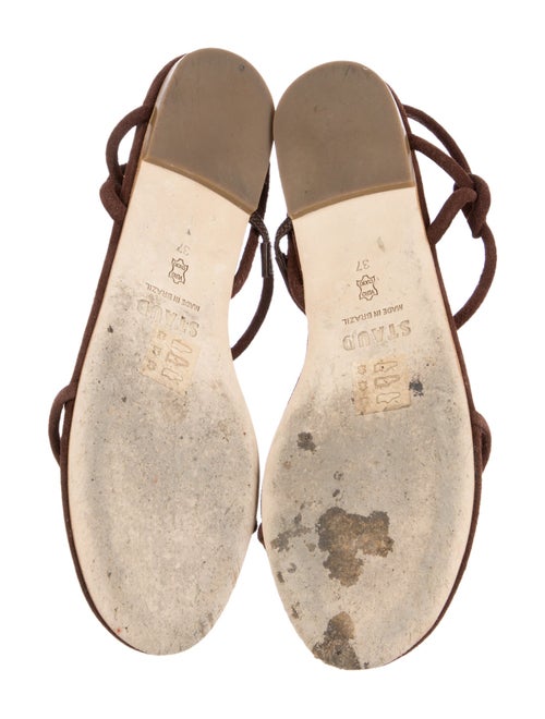 Staud Suede Slingback Sandals