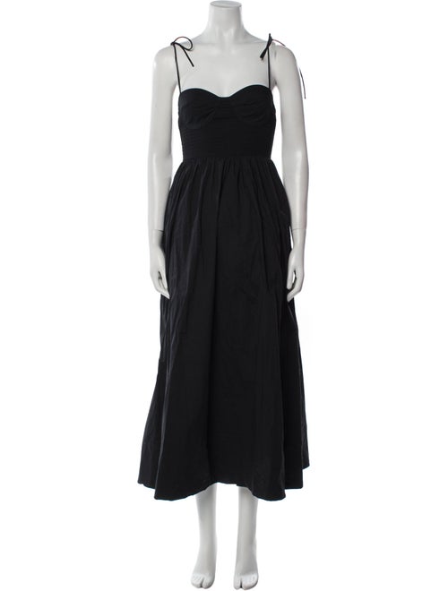 Staud Square Neckline Long Dress