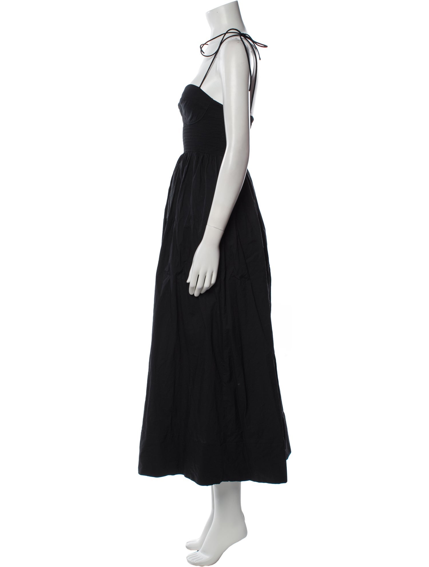 Staud Square Neckline Long Dress