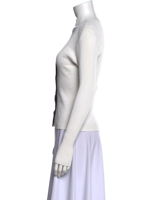 Staud Colorblock Pattern V-Neck Top