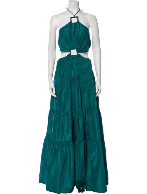 Staud Halterneck Long Dress