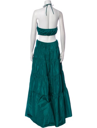 Staud Halterneck Long Dress