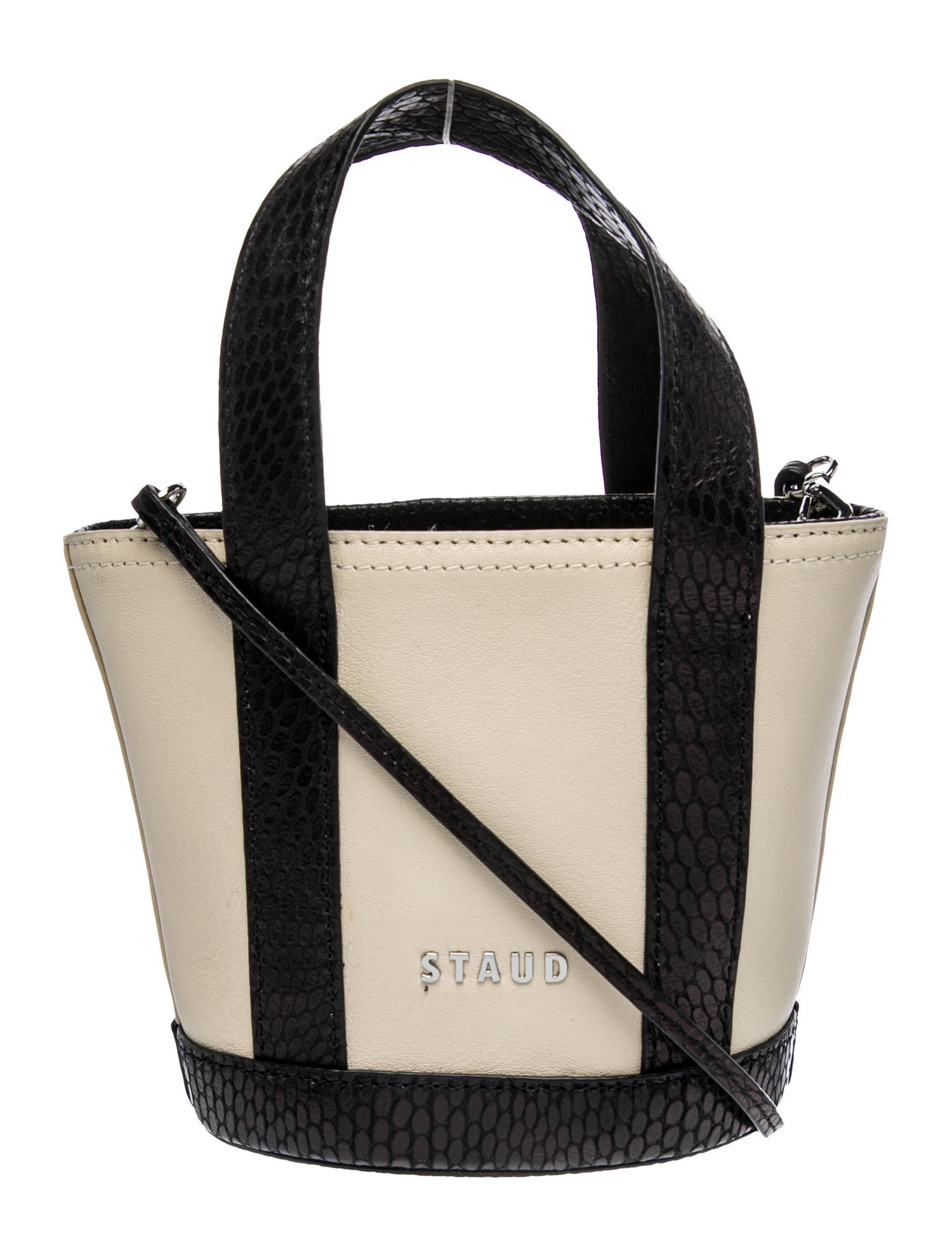 Staud Leather Top Handle Bag