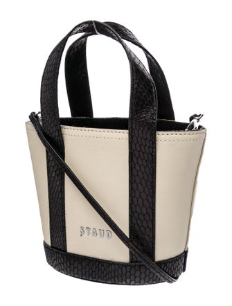 Staud Leather Top Handle Bag