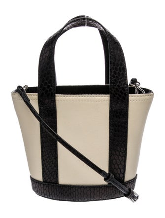 Staud Leather Top Handle Bag