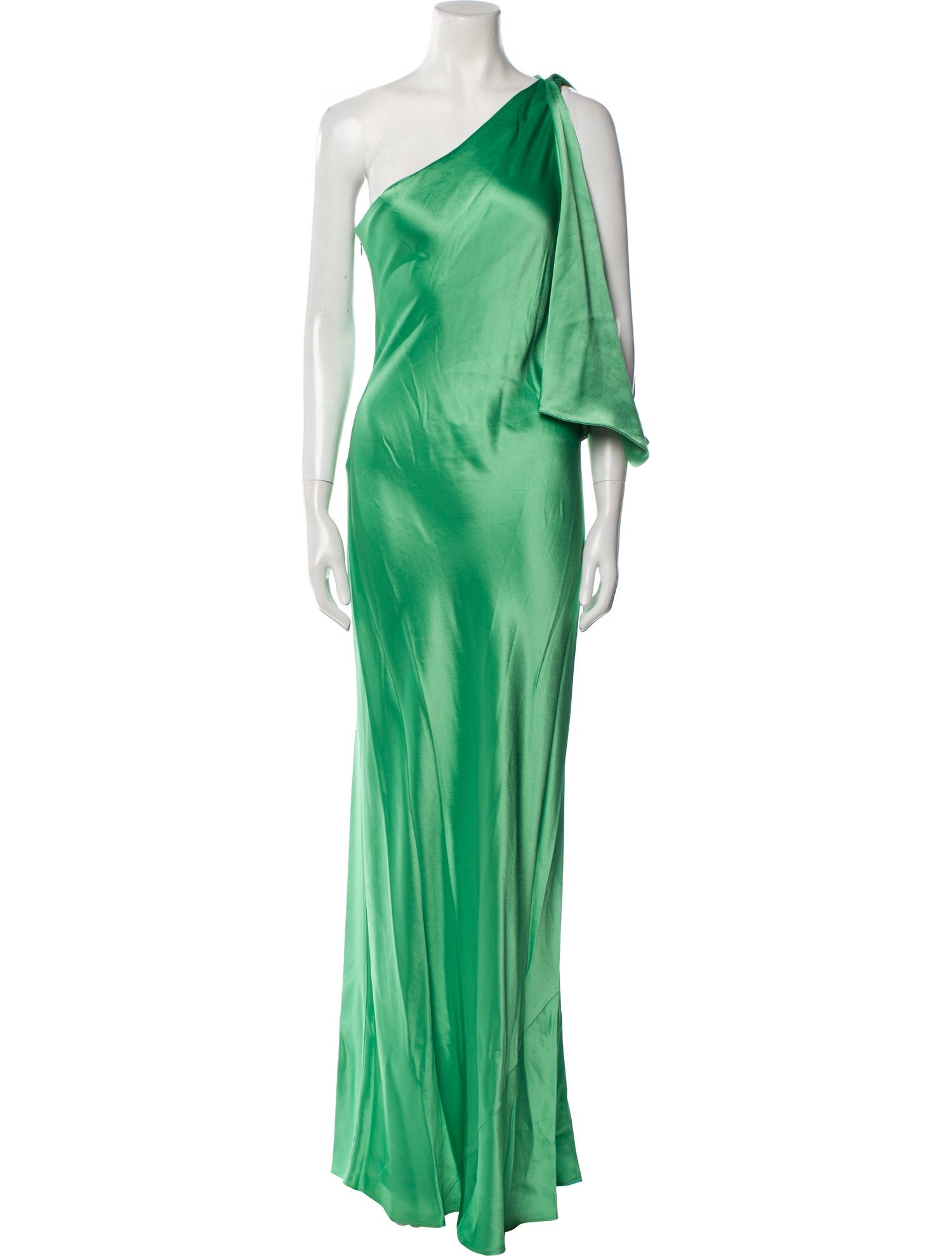 Staud One-Shoulder Long Dress