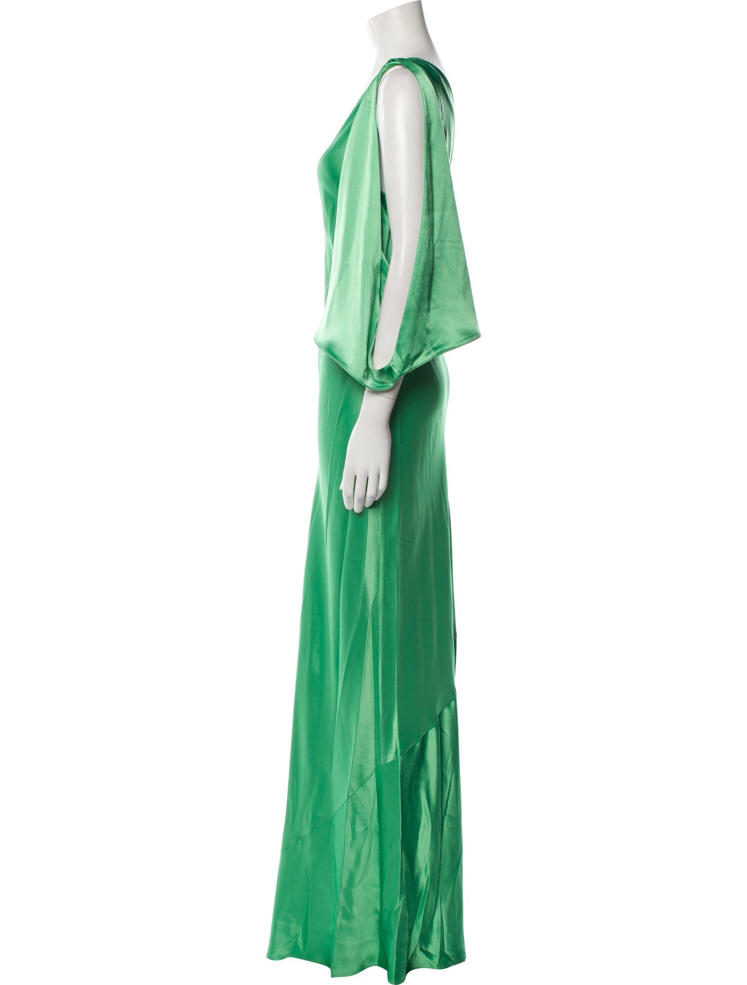 Staud One-Shoulder Long Dress