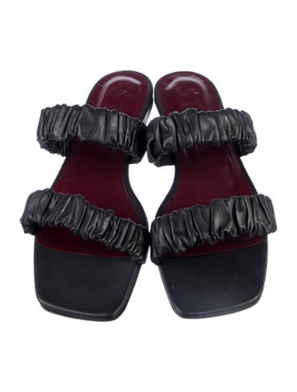 Staud Leather Slides