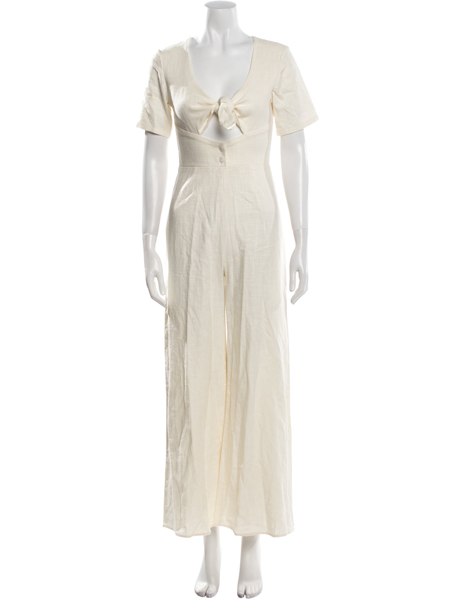 Staud V-Neck Jumpsuit