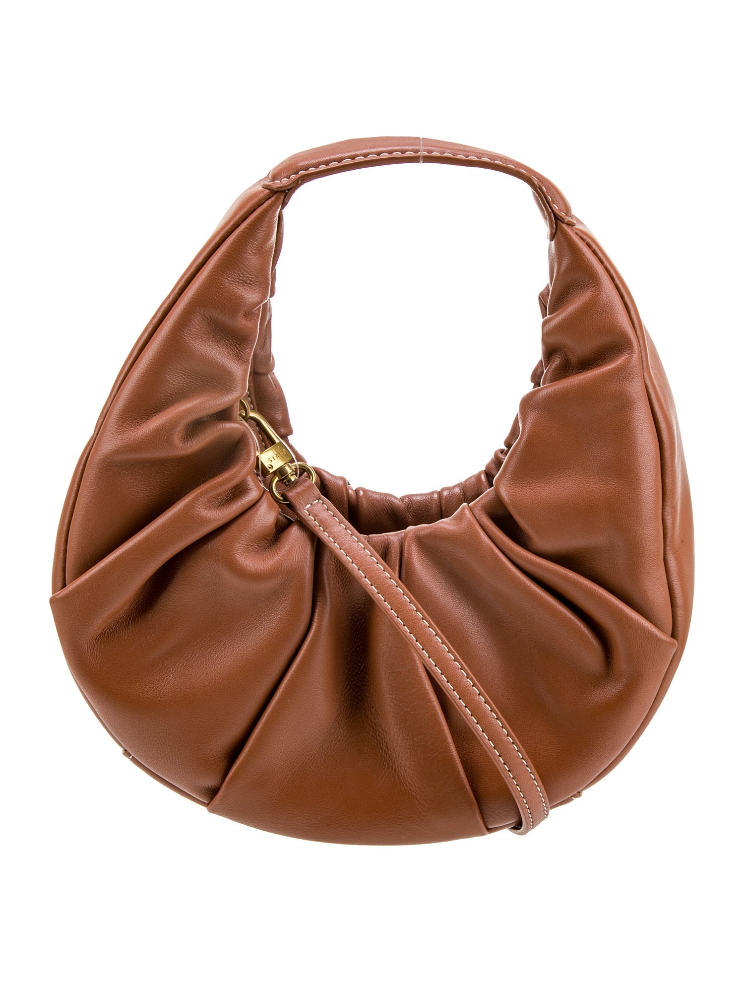 Staud Leather Top Handle Bag