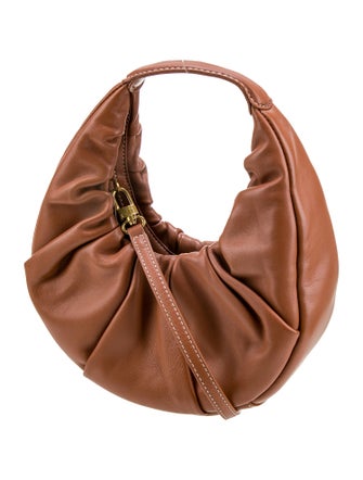 Staud Leather Top Handle Bag
