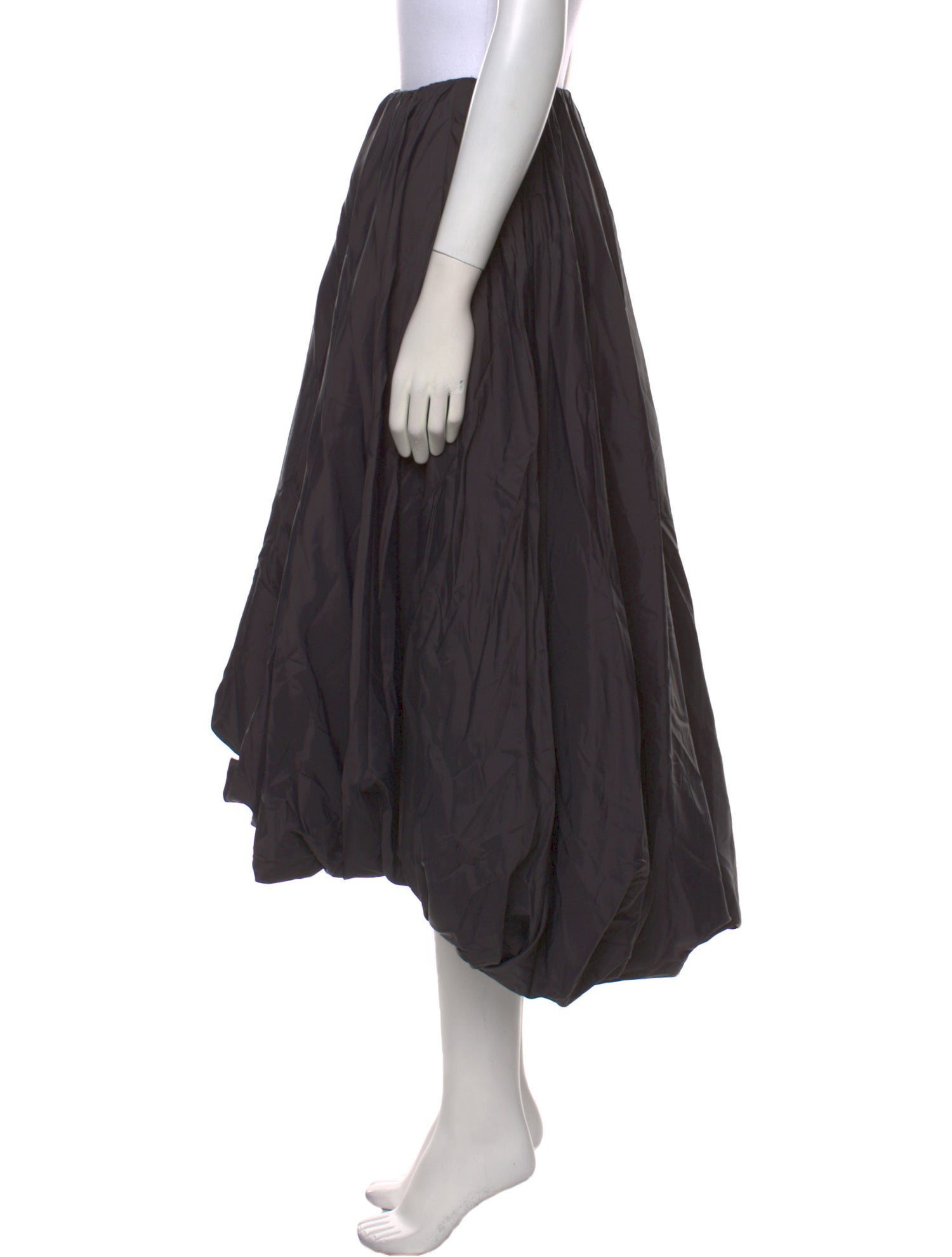 Staud Pleated Accents Midi Length Skirt w/ Tags