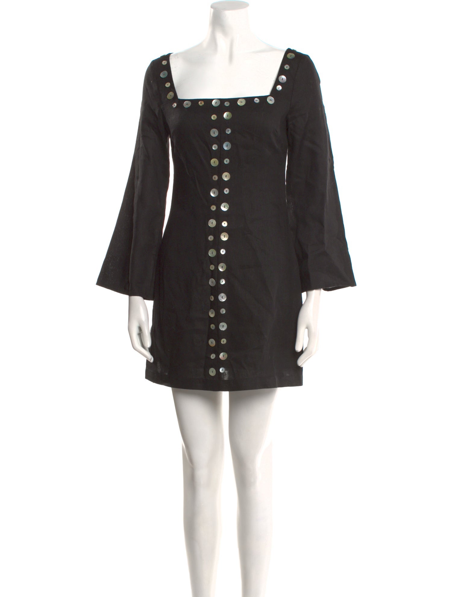 Staud Linen Mini Dress