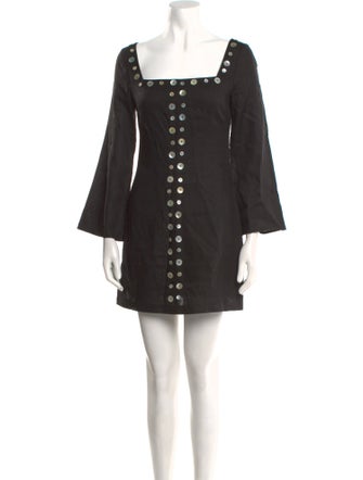 Staud Linen Mini Dress