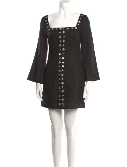 Staud Linen Mini Dress