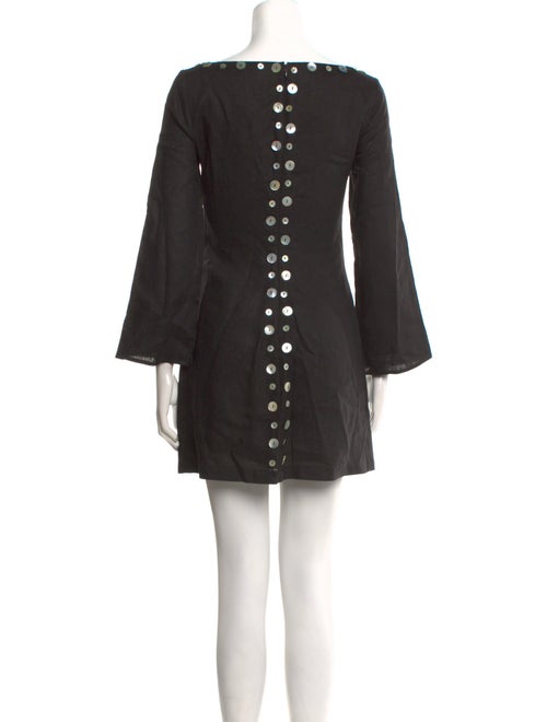 Staud Linen Mini Dress