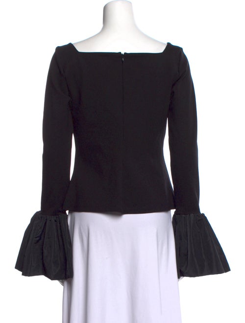 Staud Bateau Neckline Long Sleeve Top