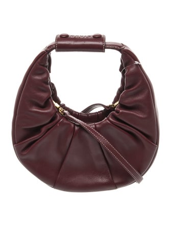 Staud Leather Top Handle Bag