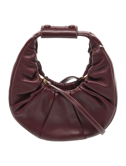 Staud Leather Top Handle Bag