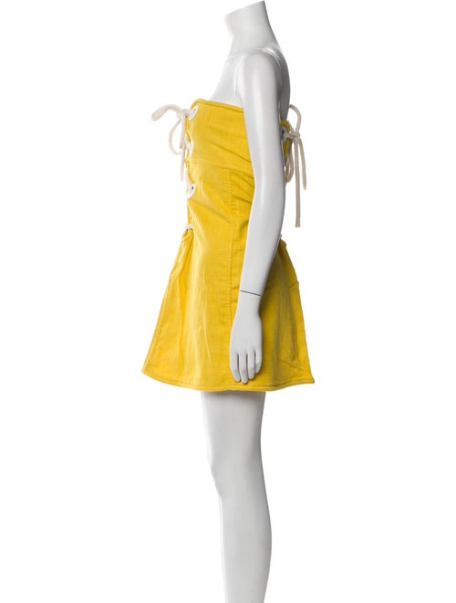 Staud Strapless Mini Dress