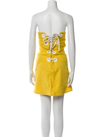 Staud Strapless Mini Dress