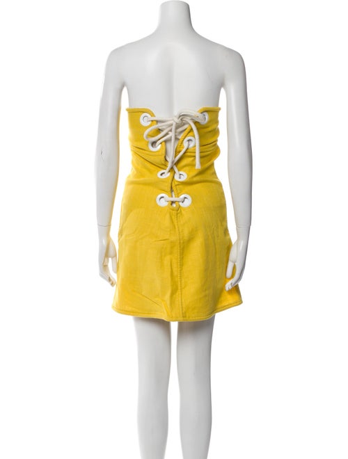 Staud Strapless Mini Dress