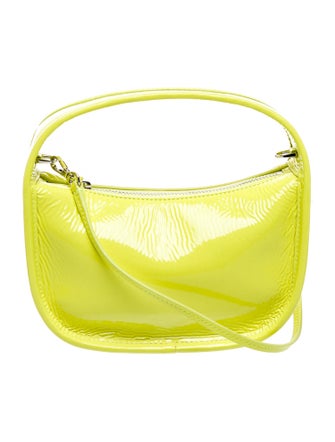 Staud Patent Leather Top Handle Bag