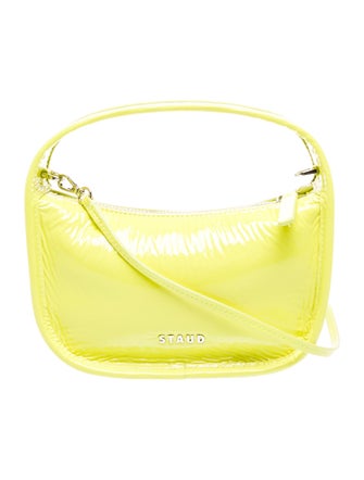 Staud Patent Leather Top Handle Bag