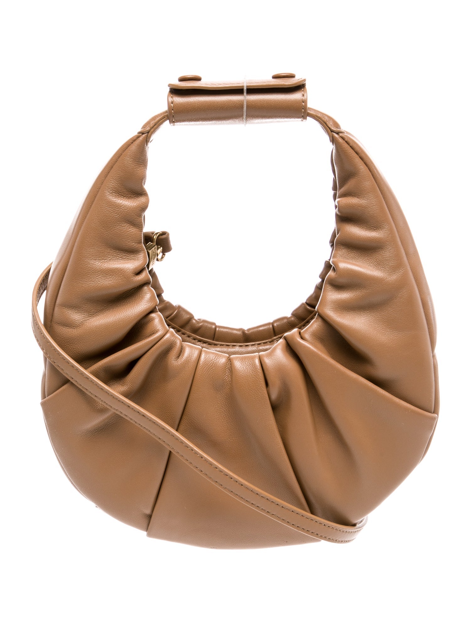Staud Leather Top Handle Bag