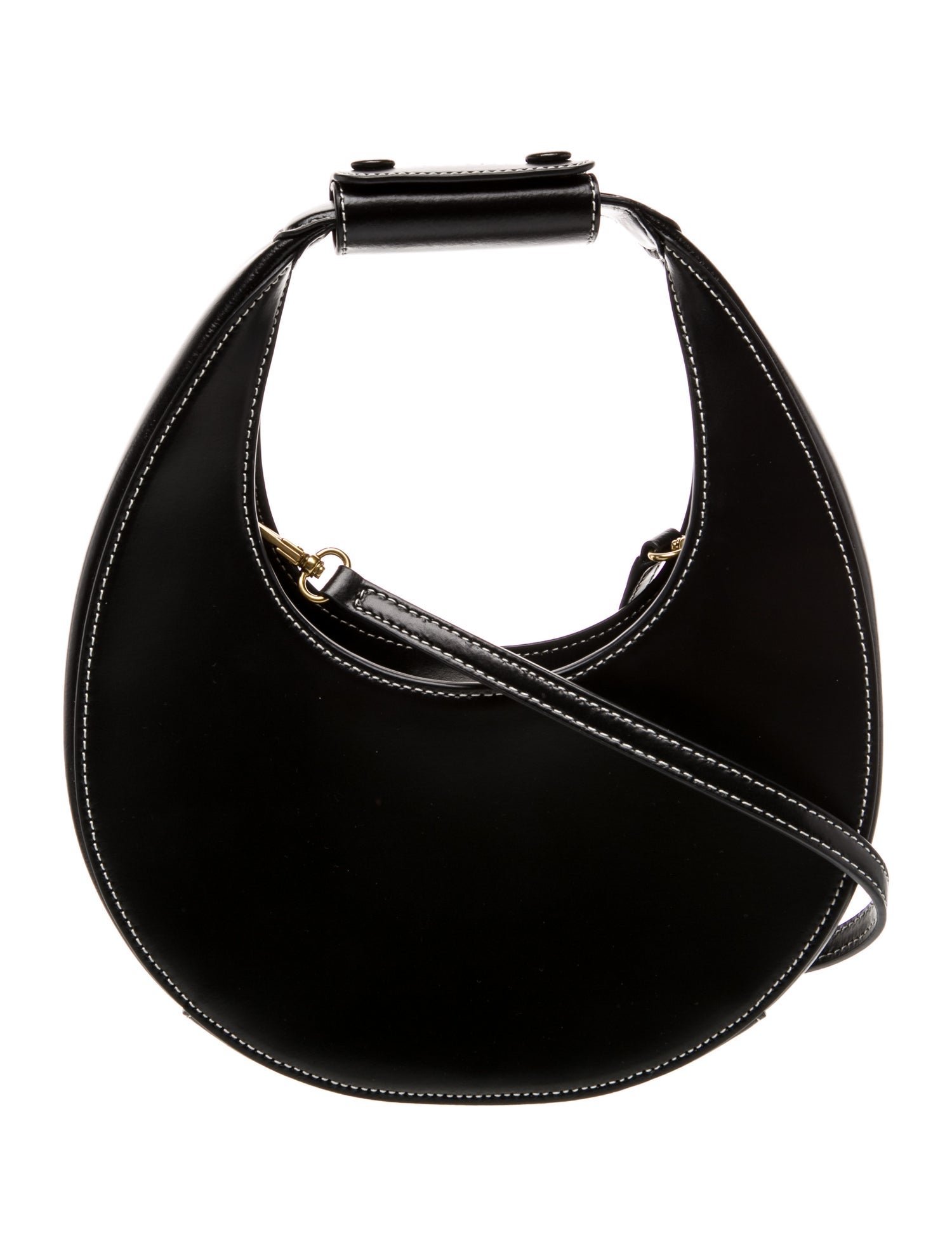 Staud Leather Top Handle Bag Mini