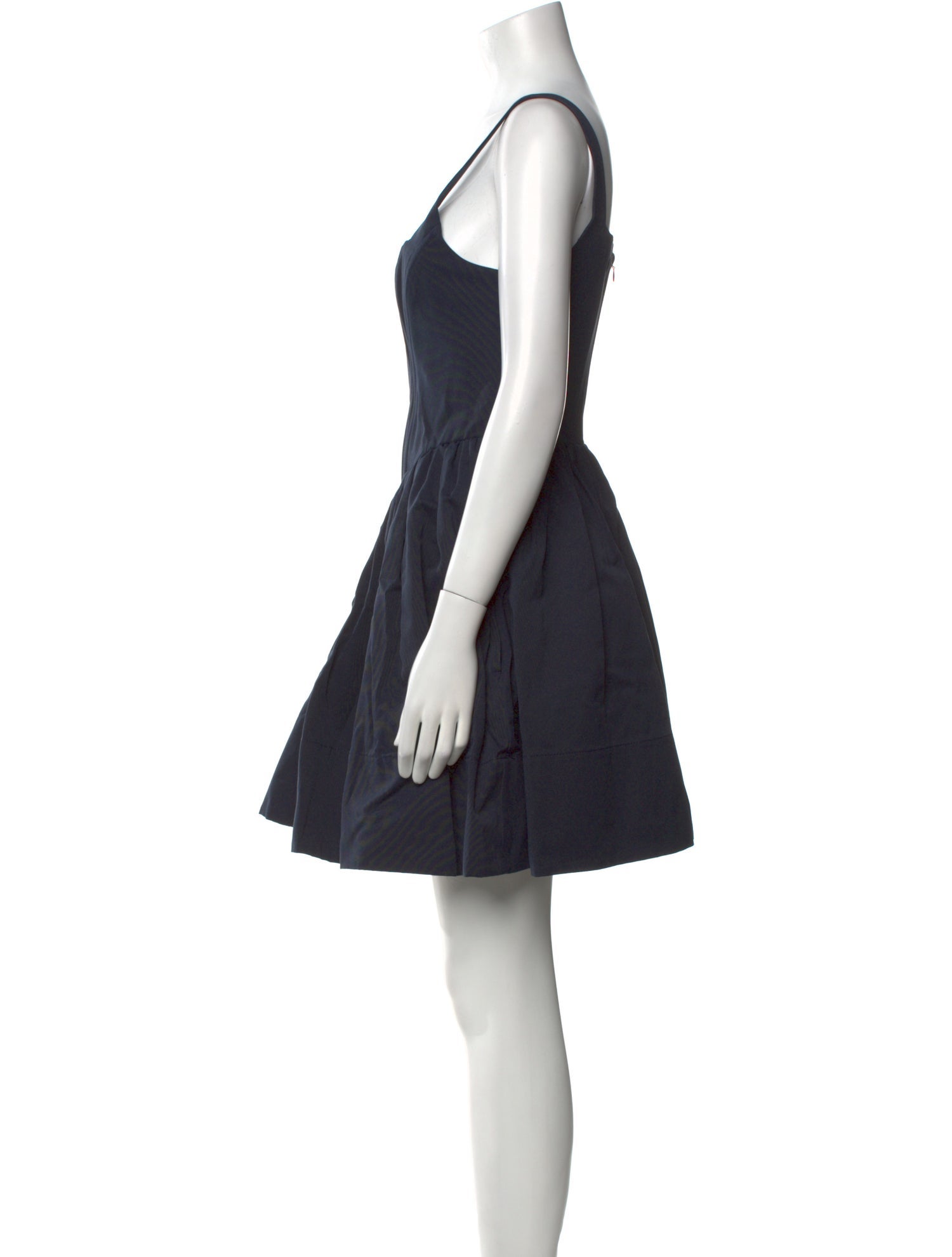 Staud Square Neckline Mini Dress