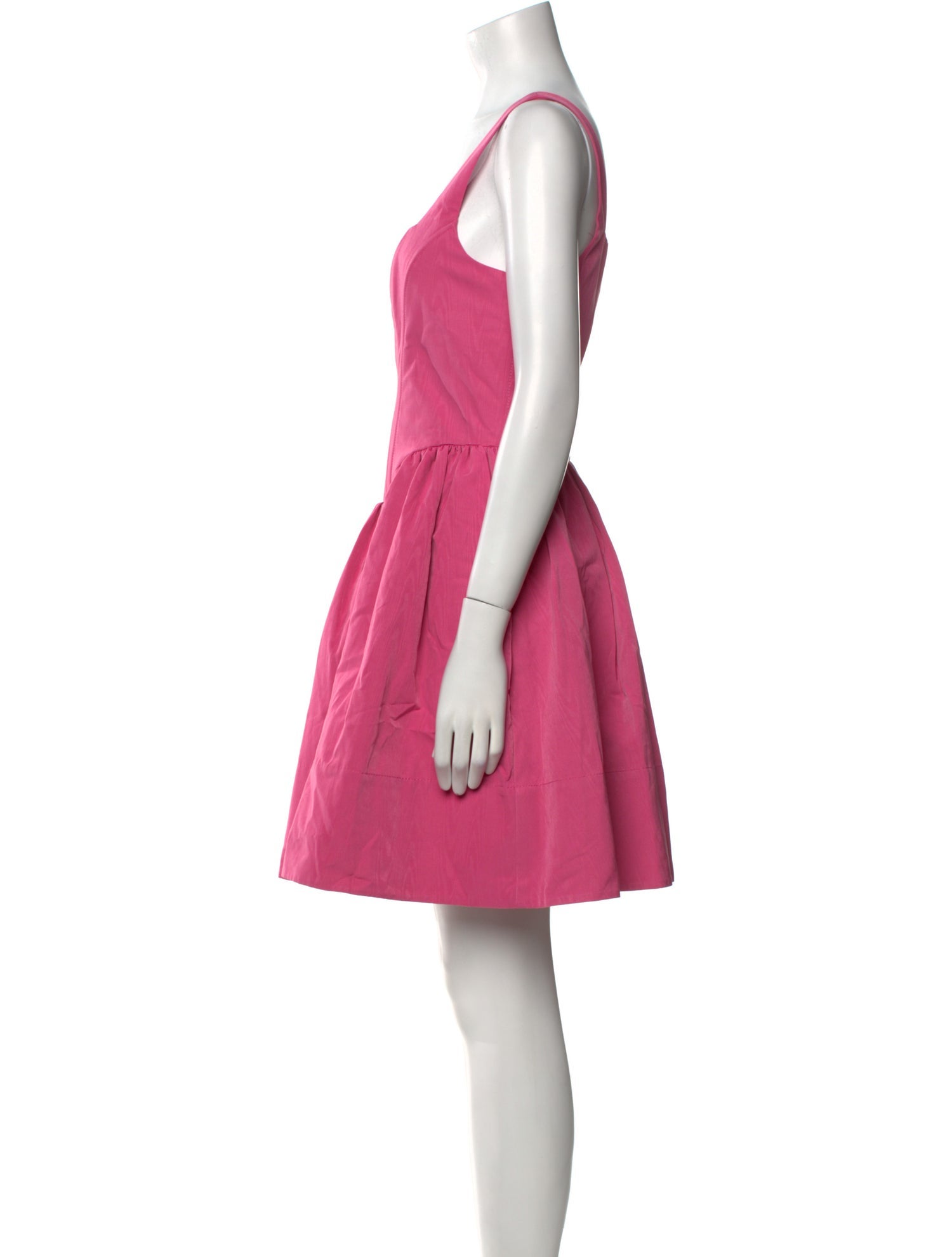 Staud Square Neckline Mini Dress