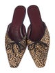 Staud Ponyhair Animal Print Mules