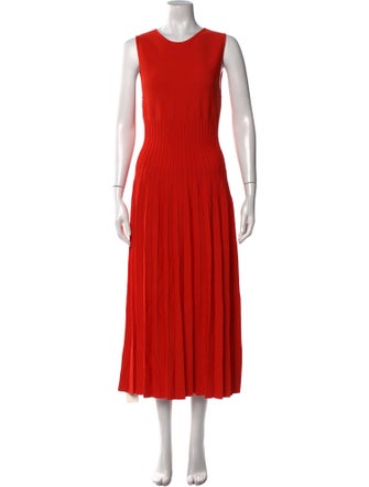 Staud Crew Neck Midi Length Dress
